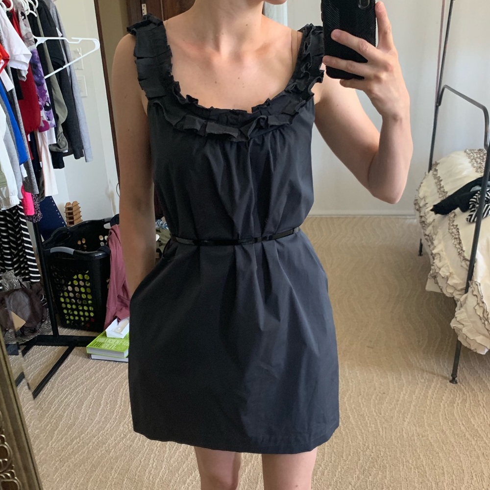 Cute dark grey bubble dress